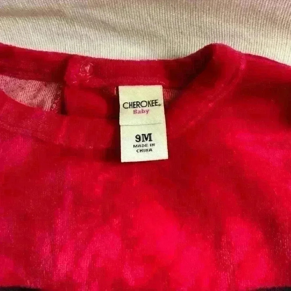 Baby Girl Velvet Christmas/ Santa Dress, 9 Months - Picture 8 of 8